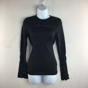 Orsay Womens Black Long Sleeve Sweater Pullover Round Neck Size Small